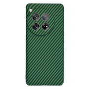 Husa pentru  OnePlus 12 CarbonFiber UltraSlim, Lightweight, verde