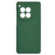 Husa pentru  OnePlus 12R CarbonFiber UltraSlim, Lightweight, verde