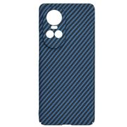 Husa pentru  Oppo Reno 10, Reno 10 Pro CarbonFiber UltraSlim, Lightweight, albastru