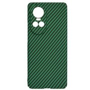 Husa pentru  Oppo Reno 10, Reno 10 Pro CarbonFiber UltraSlim, Lightweight, verde