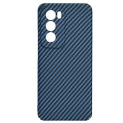 Husa pentru  Oppo Reno 12 CarbonFiber UltraSlim, Lightweight, albastru