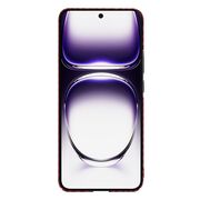 Husa pentru  Oppo Reno 12 CarbonFiber UltraSlim, Lightweight, rosu