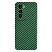 Husa pentru  Oppo Reno 12 CarbonFiber UltraSlim, Lightweight, verde