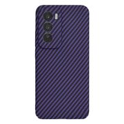 Husa pentru  Oppo Reno 12 Pro CarbonFiber UltraSlim, Lightweight, mov