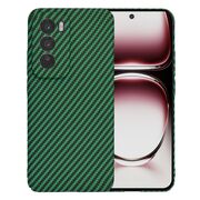 Husa pentru  Oppo Reno 12 Pro CarbonFiber UltraSlim, Lightweight, verde