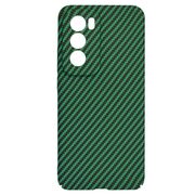 Husa pentru  Oppo Reno 12 Pro CarbonFiber UltraSlim, Lightweight, verde