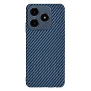 Husa pentru  Realme C61, Realme C63 CarbonFiber UltraSlim, Lightweight, albastru