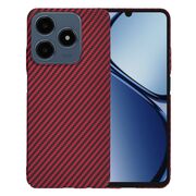 Husa pentru  Realme C61, Realme C63 CarbonFiber UltraSlim, Lightweight, rosu