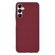Husa pentru  Samsung Galaxy A05s CarbonFiber UltraSlim, Lightweight, rosu