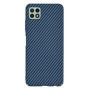 Husa pentru  Samsung Galaxy A22 5G CarbonFiber UltraSlim, Lightweight, albastru