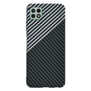Husa pentru  Samsung Galaxy A22 5G CarbonFiber UltraSlim, Lightweight, gri