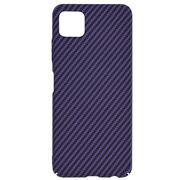 Husa pentru  Samsung Galaxy A22 5G CarbonFiber UltraSlim, Lightweight, mov