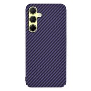 Husa pentru  Samsung Galaxy A35 CarbonFiber UltraSlim, Lightweight, mov