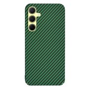 Husa pentru  Samsung Galaxy A35 CarbonFiber UltraSlim, Lightweight, verde