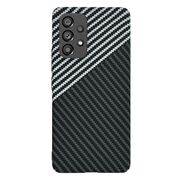Husa pentru  Samsung Galaxy A53 5G CarbonFiber UltraSlim, Lightweight, gri