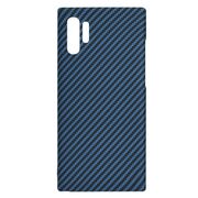 Husa pentru  Samsung Galaxy Note 10 Plus CarbonFiber UltraSlim, Lightweight, albastru