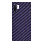 Husa pentru  Samsung Galaxy Note 10 Plus CarbonFiber UltraSlim, Lightweight, mov