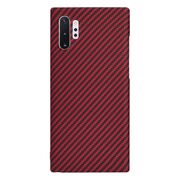 Husa pentru  Samsung Galaxy Note 10 Plus CarbonFiber UltraSlim, Lightweight, rosu