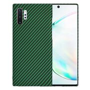 Husa pentru  Samsung Galaxy Note 10 Plus CarbonFiber UltraSlim, Lightweight, verde
