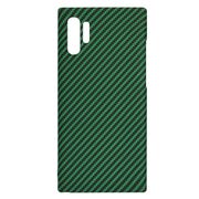 Husa pentru  Samsung Galaxy Note 10 Plus CarbonFiber UltraSlim, Lightweight, verde