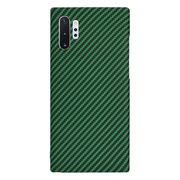 Husa pentru  Samsung Galaxy Note 10 Plus CarbonFiber UltraSlim, Lightweight, verde