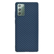 Husa pentru  Samsung Galaxy Note 20 CarbonFiber UltraSlim, Lightweight, albastru