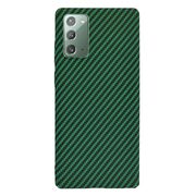Husa pentru  Samsung Galaxy Note 20 CarbonFiber UltraSlim, Lightweight, verde