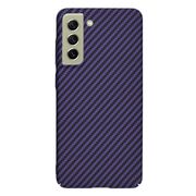 Husa pentru  Samsung Galaxy S21 FE CarbonFiber UltraSlim, Lightweight, mov
