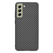 Husa pentru  Samsung Galaxy S21 FE CarbonFiber UltraSlim, Lightweight, negru