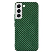 Husa pentru  Samsung Galaxy S22 5G CarbonFiber UltraSlim, Lightweight, verde
