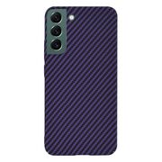 Husa pentru  Samsung Galaxy S22 Plus 5G CarbonFiber UltraSlim, Lightweight, mov