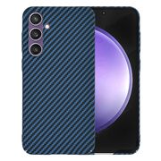 Husa pentru  Samsung Galaxy S23 FE CarbonFiber UltraSlim, Lightweight, albastru