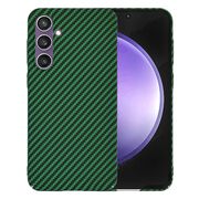 Husa pentru  Samsung Galaxy S23 FE CarbonFiber UltraSlim, Lightweight, verde
