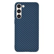 Husa pentru  Samsung Galaxy S23 Plus  CarbonFiber UltraSlim, Lightweight, albastru