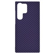 Husa pentru  Samsung Galaxy S23 Ultra 5G CarbonFiber UltraSlim, Lightweight, mov