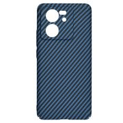 Husa pentru  Xiaomi 13T, 13T Pro CarbonFiber UltraSlim, Lightweight, albastru