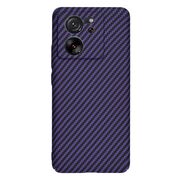 Husa pentru  Xiaomi 13T, 13T Pro CarbonFiber UltraSlim, Lightweight, mov