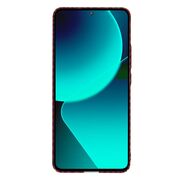 Husa pentru  Xiaomi 13T, 13T Pro CarbonFiber UltraSlim, Lightweight, rosu