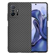 Husa pentru Xiaomi 11T 5G, 11T PRO 5G  CarbonFiber UltraSlim, Lightweight, negru