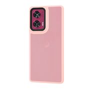 Husa pentru  Motorola Moto G85 CarbonFiber UltraSlim, Lightweight, roz