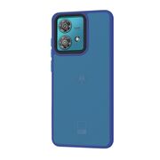 Husa pentru  Motorola Edge 40 NEO CarbonFiber UltraSlim, Lightweight, albastru