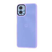 Husa pentru  Motorola Moto E22, E22i Ghost Series frosted - mov