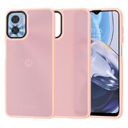 Husa pentru  Motorola Moto E22, E22i Ghost Series frosted - roz