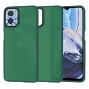 Husa pentru  Motorola Moto E22, E22i Ghost Series frosted - verde