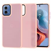 Husa pentru  Motorola Moto G34 Ghost Series frosted - albastru