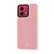 Husa pentru  Motorola Moto G84 CarbonFiber UltraSlim, Lightweight, roz