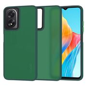 Husa pentru  Oppo A18, A38 CarbonFiber UltraSlim, Lightweight, verde