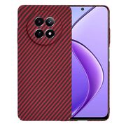 Husa pentru  Realme 12, 12X CarbonFiber UltraSlim, Lightweight, rosu