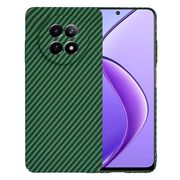 Husa pentru  Realme 12, 12X CarbonFiber UltraSlim, Lightweight, verde