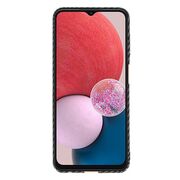 Husa pentru  Samsung Galaxy A13 4G CarbonFiber UltraSlim, Lightweight, negru